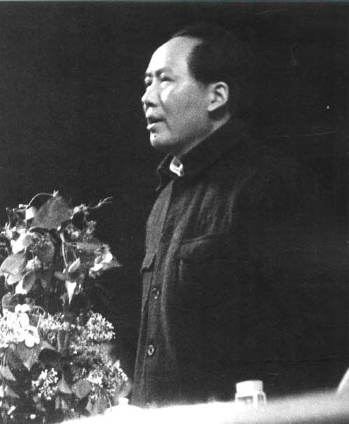 毛泽东在七大致闭幕词——《愚公移山》。（1945年）